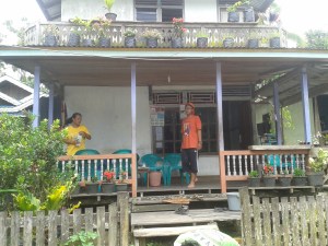 Ini rumah yang kutinggali di Begori